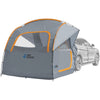 SUV Tent for Camping for 6-8 Person,Camping Outdoor Travel Preferred, 7.7' W x 7.7' L x 6.9' H-Orange