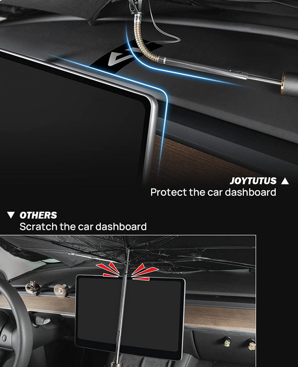  JOYTUTUS Sun Visor for Car, Universal Anti-Glare