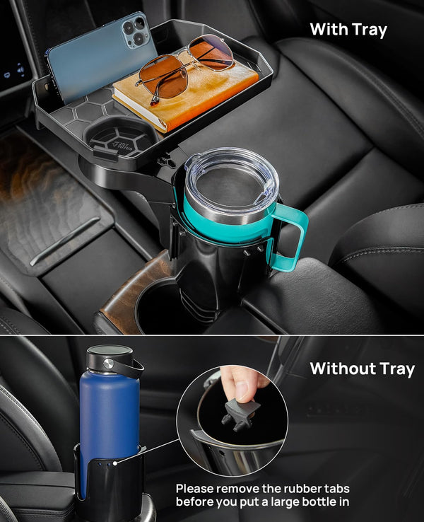 Large Dual Cup Holder Expander for Car Compatible with Hydro Flask