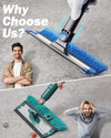 61.3″ Extendable Snow Brush and Ice Scraper, 270° Pivoting Snow Scraper Brush for Car Windshield