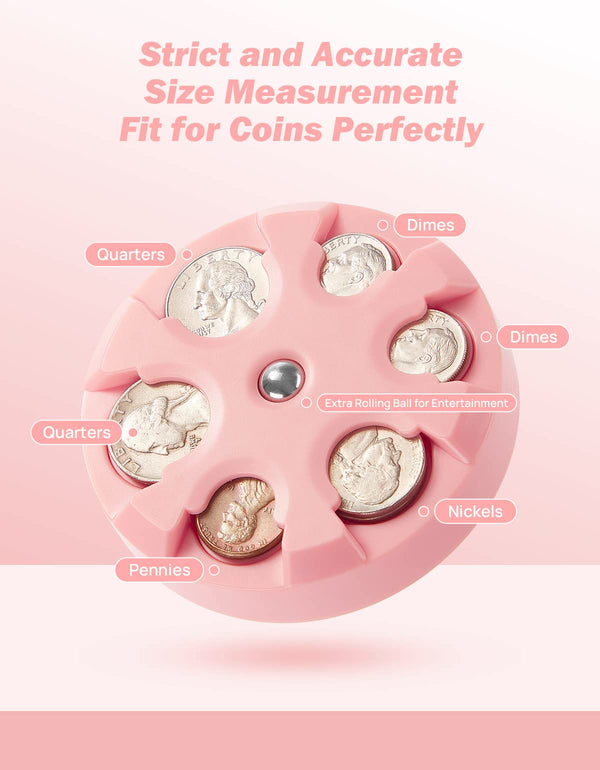 Coin Holder,Universal Coin Storage Coin Holder for Car, Wallets, Pockets
