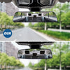12 Inch Panoramic Rearview Mirror, Interior Clip-on Wide Angle Convex Universal Rear View Mirror-Clear