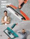 41.5″ Extendable Snow Brush and Ice Scraper, 270° Pivoting Snow Scraper Brush for Car Windshield