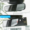 Rear View Mirror, Universal 11.81 Inch Panoramic Convex Interior Clip-on Wide Angle Mirror