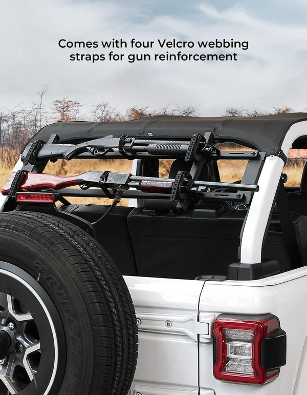 Jeep wrangler gun holder deals