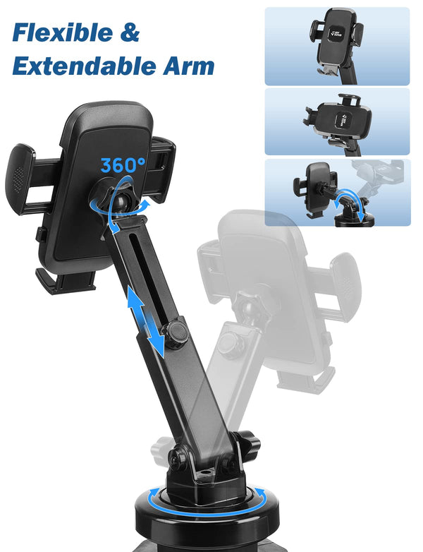 Car Cup Holder Phone Mount,Universal Adjustable for iPhone, Samsung, LG