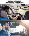 Polarized Sunshade Extender for Car with Polycarbonate Lens, Adjustable Sun Visor Extender Anti-Glare
