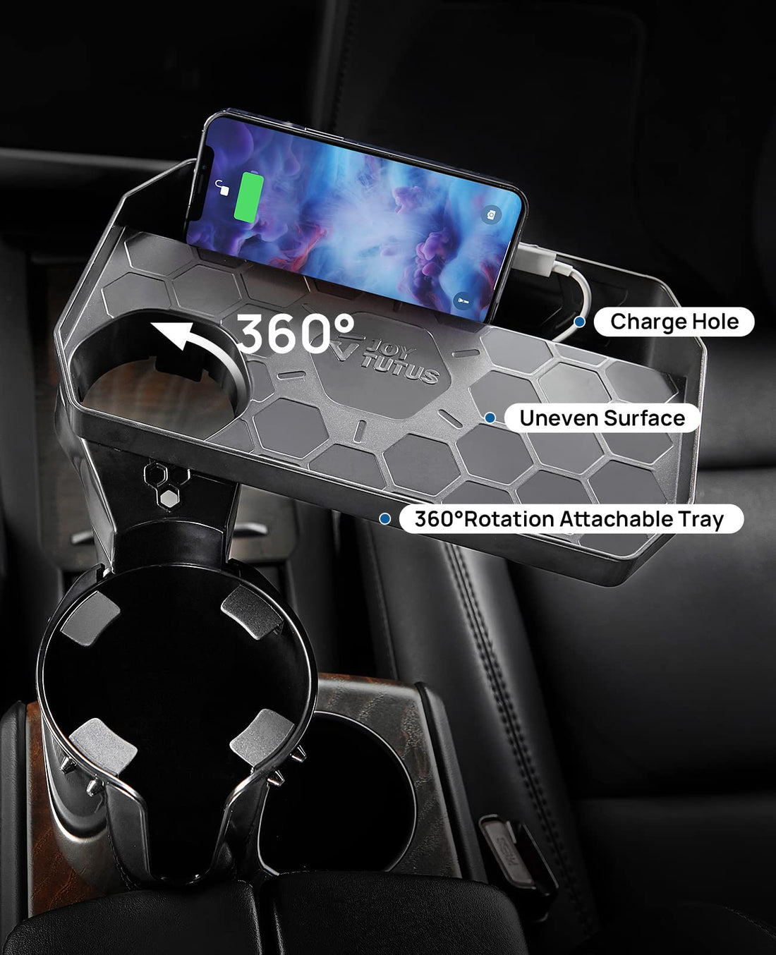 Car Cup Holder Expander, Adapt with 18-40 oz, fit in 2.75-3.25 inch Car Holder