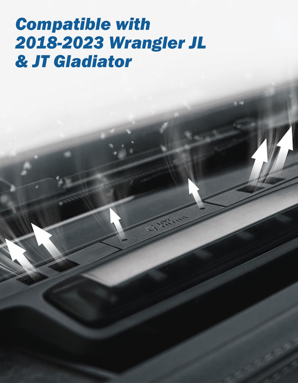 JL Defrost Vent Plugs, Compatible with 2018-2023 Wrangler JL & JT Gladiator