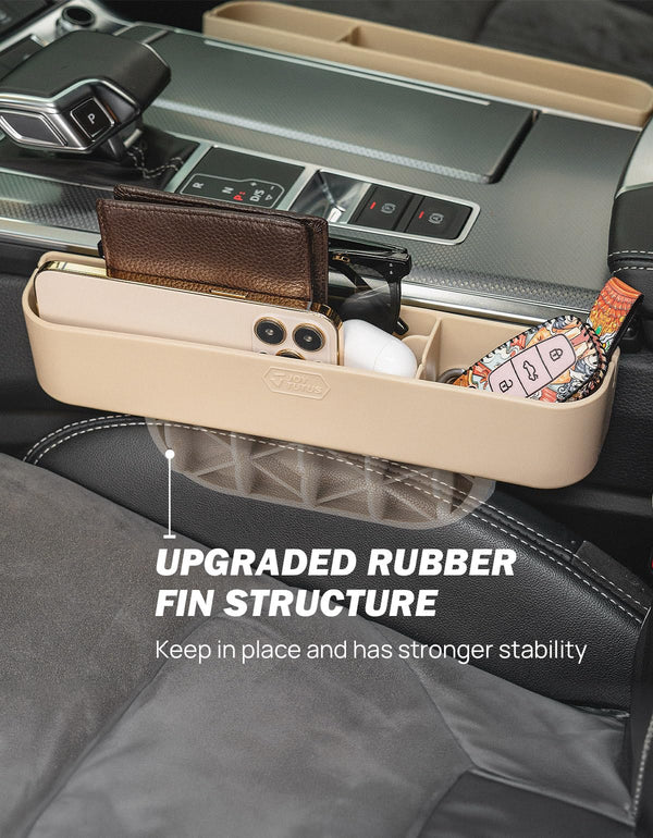 Car Seat Gap Filler Organizer, Center Console Storage Box Universal Fit