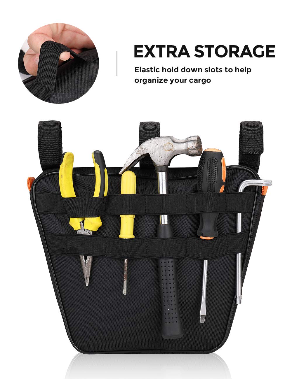 JOYTUTUS Passenger Grab Handle Storage Bag, Fit for Wrangler CJ YJ TJ JK JL 1965-2023 & JT Gladiator 2020-2023 UTV