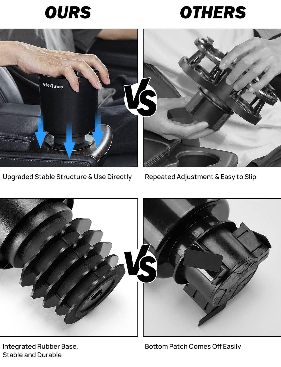 Car Cup Holder Expande for Car Hold 18-40 oz Bottles and Mugs, Other Bottles in 3.4"-3.8"