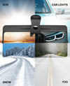 Sun Visor for Car, Universal Anti-Glare Polarized Sun Visor Extender , UV400 Car Visor Extension Protect