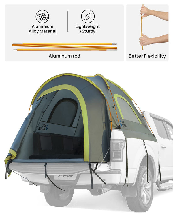 Pickup Truck Tent for 2 Person, Truck Bed Tent, 5.5'-6' Camping Preferred
