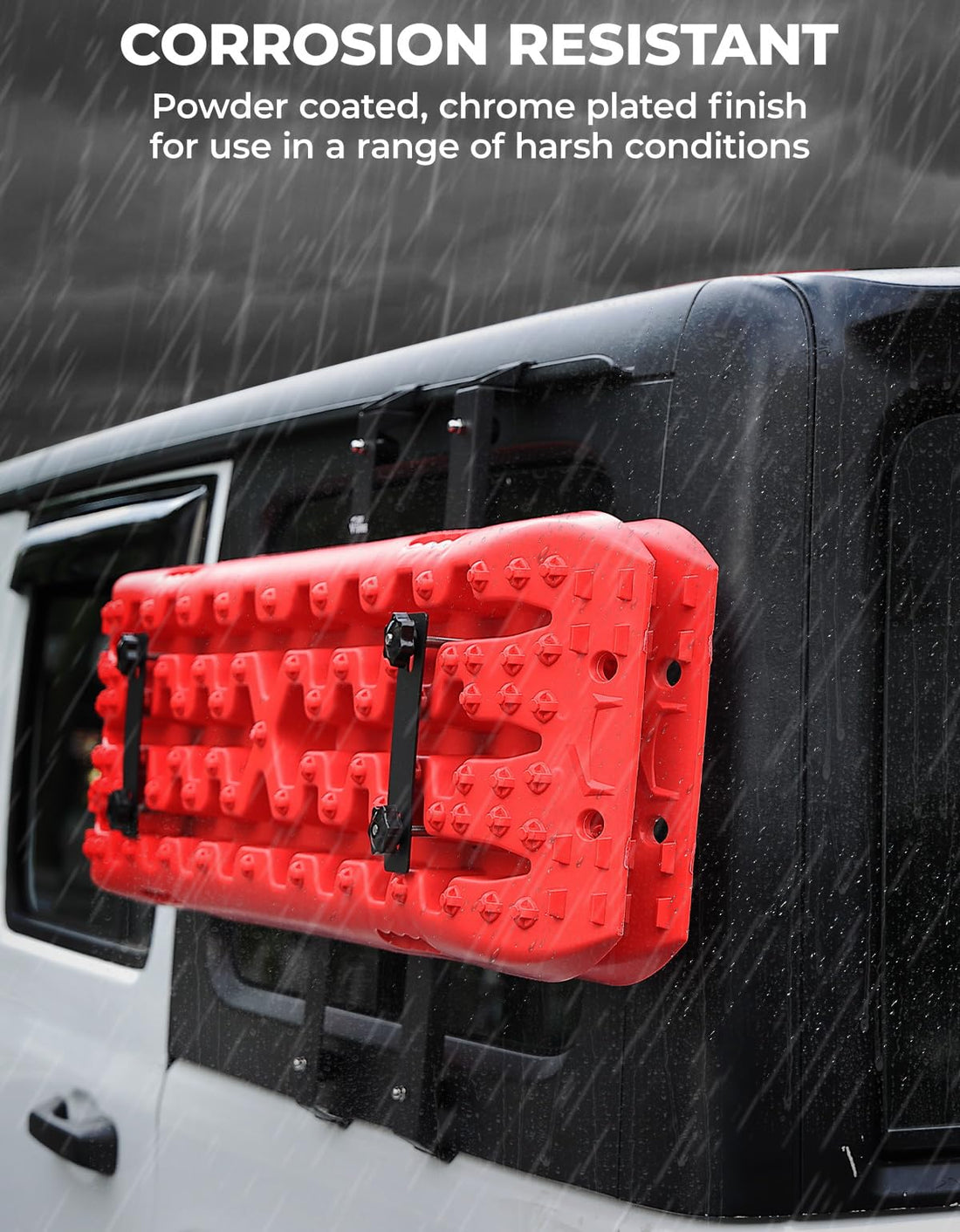 Rear Window Storage Panel Kit Fit for Wrangler JL, Mounting Plate Kits