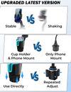 Car Cup Holder Phone Mount ,Universal Adjustable Fit in Smartphone with Screen size from 4-6 inch