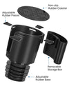 Cup Holder Extender for Car with Phone Holder for Yeti, Hydro Flasks, Stanley 32/40oz, Other Bottles in 3.4