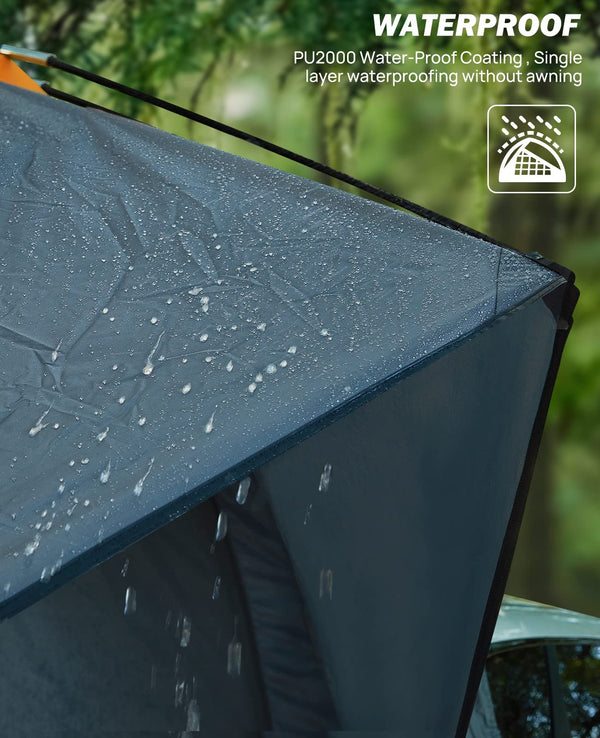 SUV Tent for Camping for 6-8 Person,Camping Outdoor Travel Preferred, 7.7' W x 7.7' L x 6.9' H-Orange