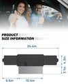 Polarized Sunshade Extender for Car with Polycarbonate Lens, Adjustable Sun Visor Extender Anti-Glare