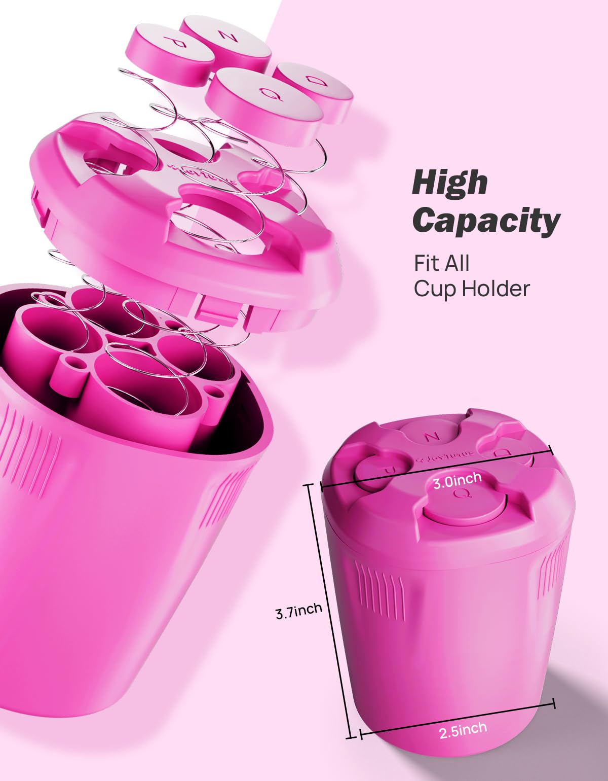 Coin Holder for Car Cup Holder, Fit for Most Car Trucks Accessories