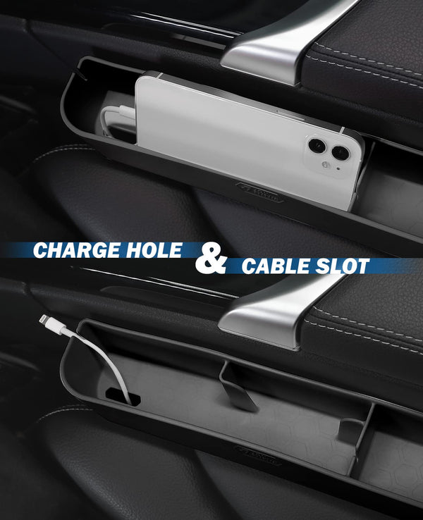 Car Seat Gap Filler Organizer, Center Console Storage Box Universal Fit