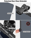 Sun Visor for Car, Universal Anti-Glare Polarized Sun Visor Extender , UV400 Car Visor Extension Protect