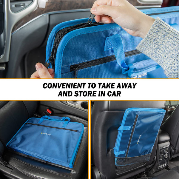 3 in 1 Steering Wheel Eating Tray, Car Back Seat Laptop Desk, Multifunctional Car Office Bag, Car Work Table