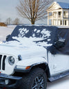 Windshield Snow Cover Fit for Wrangler JL Gladiator JT, with Side Mirror Covers for All Weather