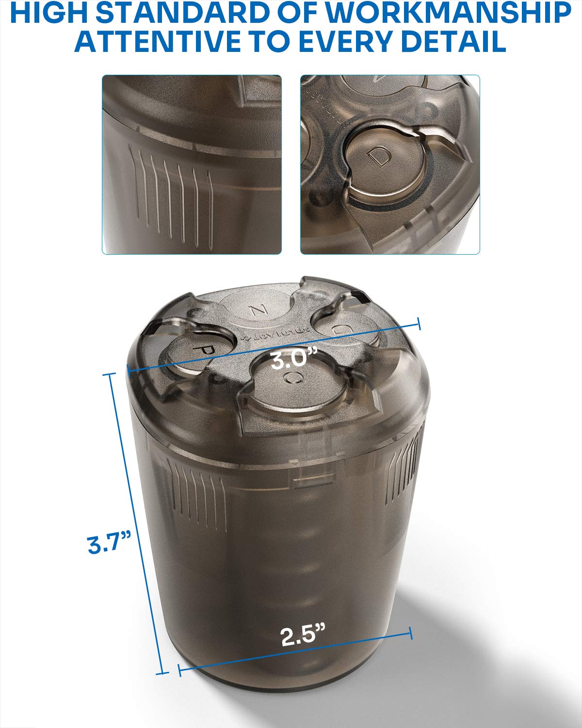 Coin Holder for Car Cup Holder, Fit for Most Car Trucks Accessories