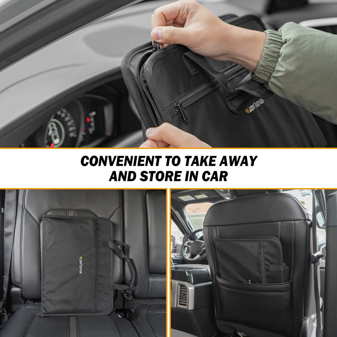 3 in 1 Steering Wheel Eating Tray, Car Back Seat Laptop Desk