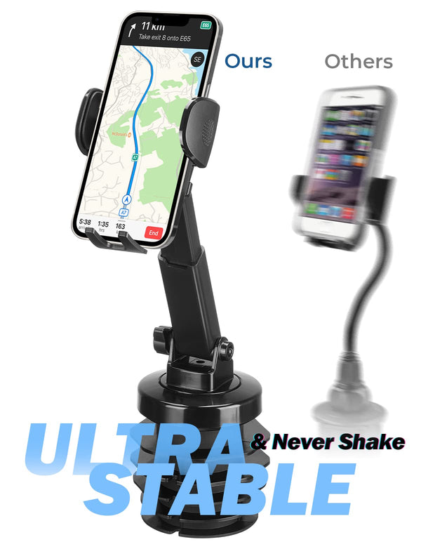 Car Cup Holder Phone Mount,Universal Adjustable for iPhone, Samsung, LG