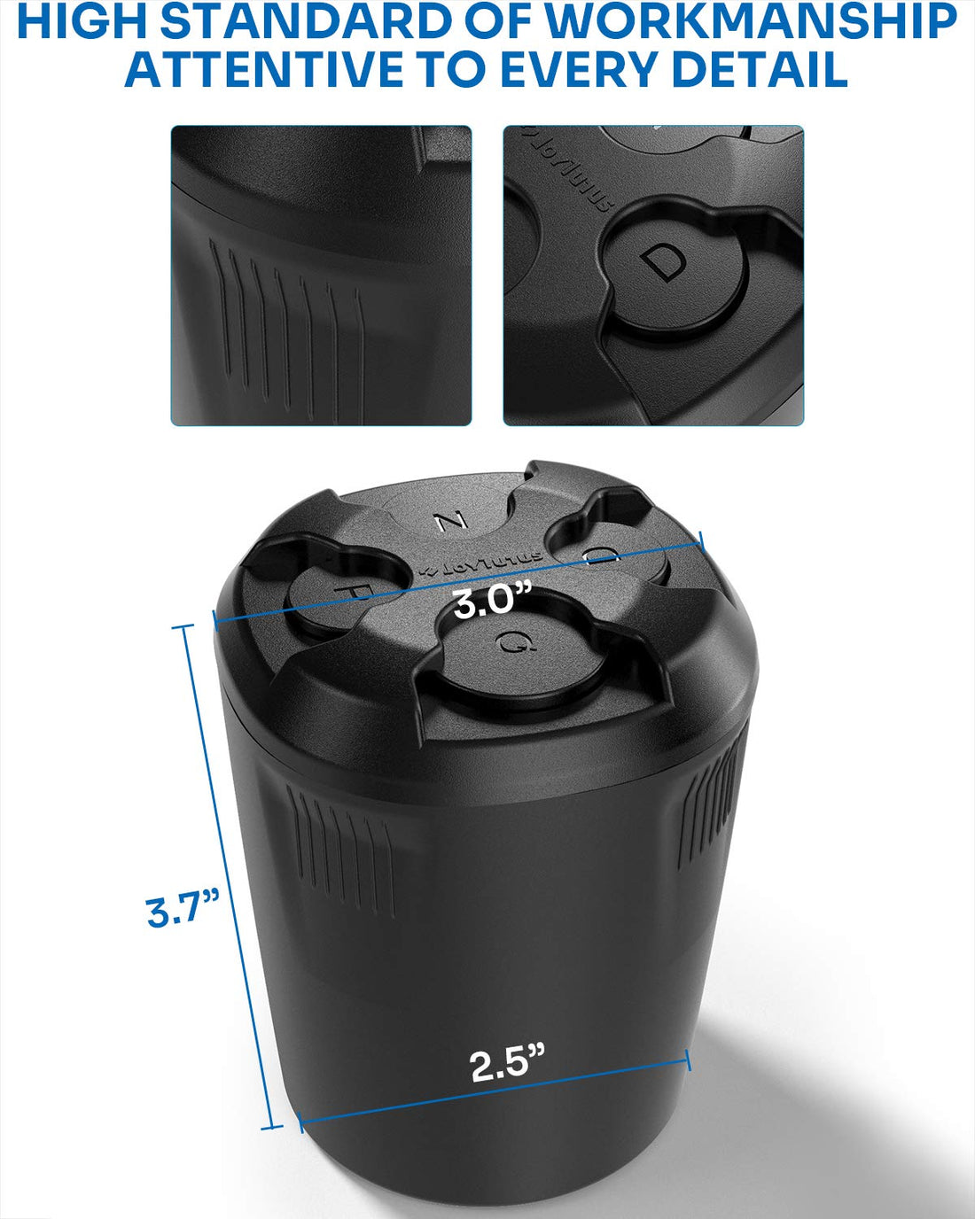 Coin Holder for Car Cup Holder, Fit for Most Car Trucks Accessories