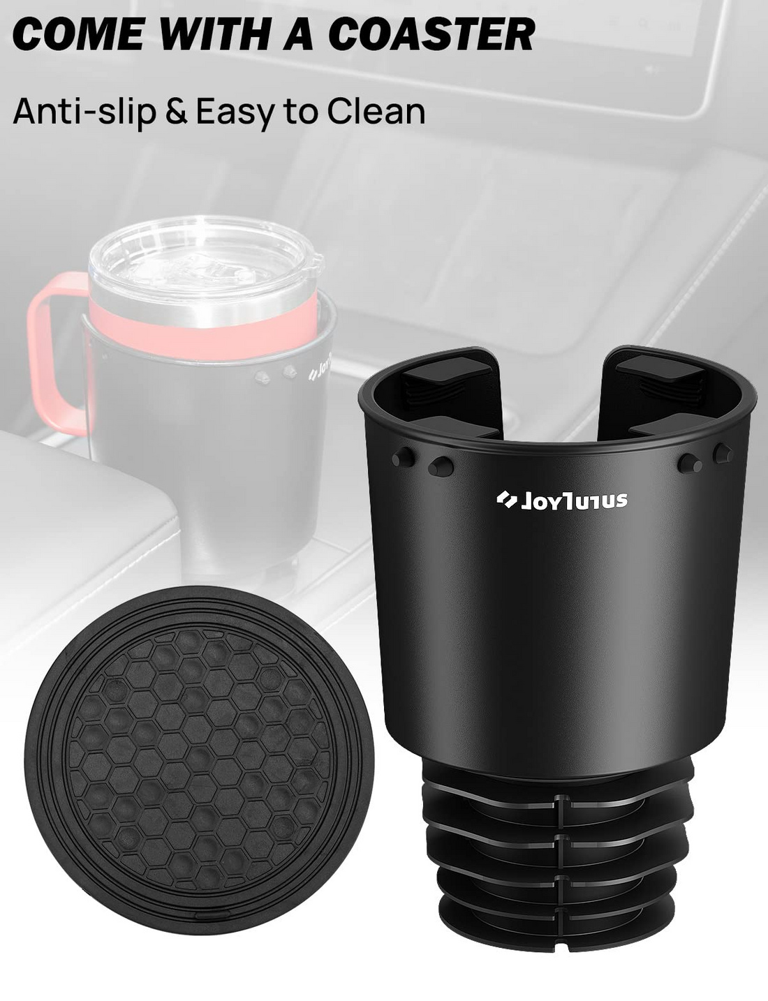 Car Cup Holder Expande for Car Hold 18-40 oz Bottles and Mugs, Other Bottles in 3.4"-3.8"