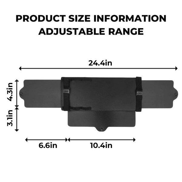 Polarized Sunshade Extender for Car with Polycarbonate Lens, Adjustable Sun Visor Extender Anti-Glare
