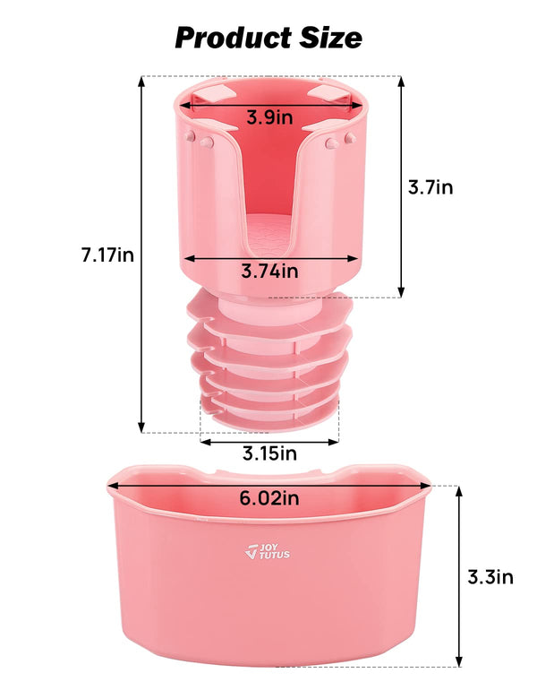 Cup Holder Expander Adapt 18-40oz,fit in 2.75-3.25inch Car Holder