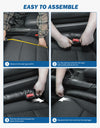 Car Seat Gap Filler Organizer 2 Pcs Short, PU Leather Waterproof Universal for Car SUV Truck for Cellphone