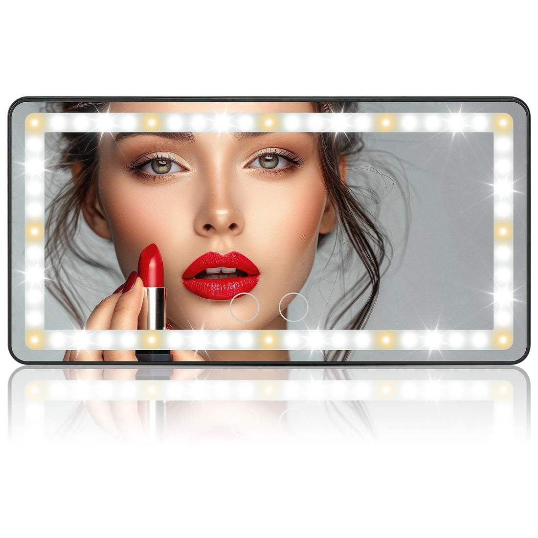 JOYTUTUS Car Sun Visor Vanity Mirror, Car Vanity Mirror With Lights