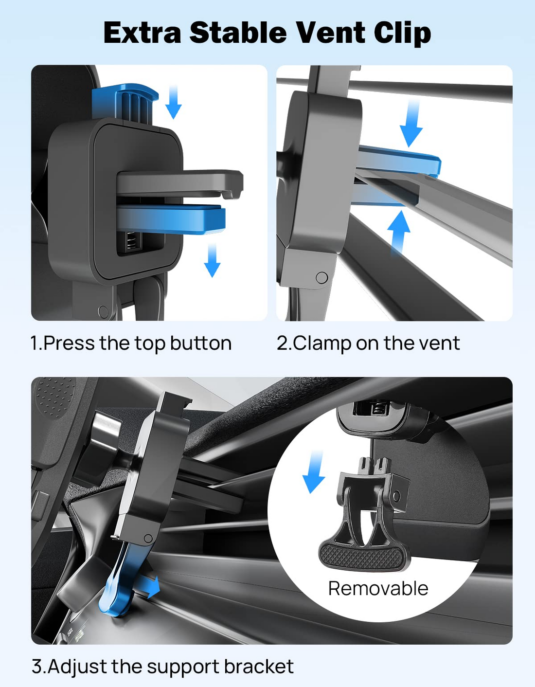 Car Cup Holder Phone Mount,3 in 1, Universal Fit iPhone, Samsung, LG with Screen size from 4-7 inch