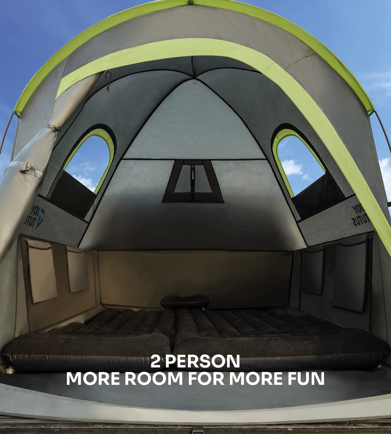 Pickup Truck Tent for 2 Person, Truck Bed Tent, 5.5'-6' Camping Preferred