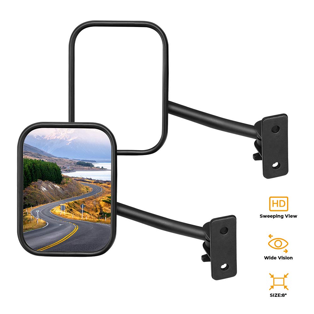 Mirrors Doors Off Fit for Wrangler TJ JK JKU 1997 - 2018