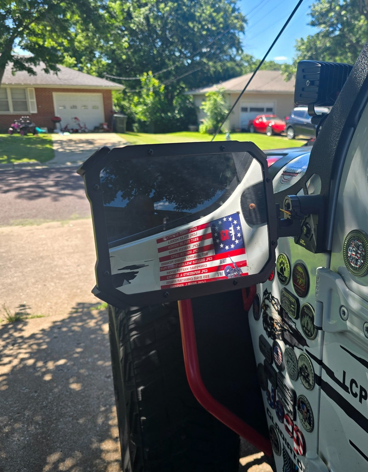 Wrangler Side Mirrors Doors-Off/On with Turn Light TJ & JK 1997–2018