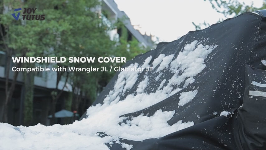 Windshield Snow Cover Fit for Wrangler JL Gladiator JT, with Side Mirror Covers for All Weather