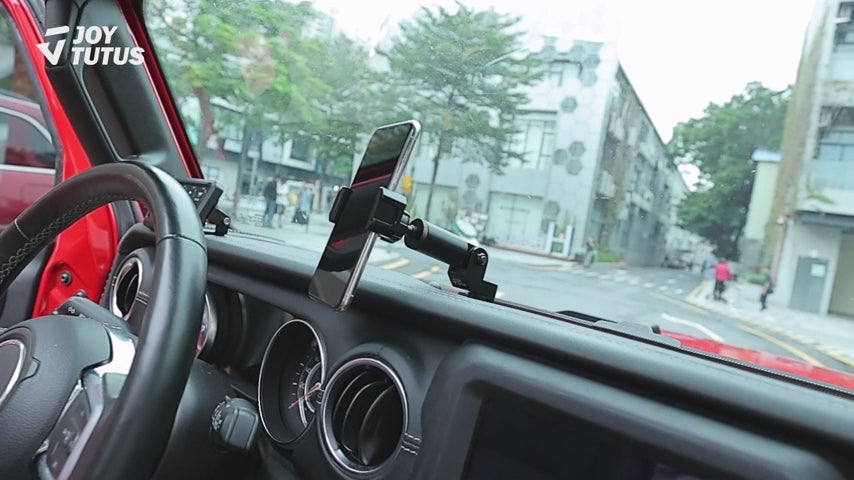 Heavy Duty Phone Mount, Dash Mount Cell Phone Holder Compatible with Gladiator JT & 2018-2023 Wrangler JL (NOT 4xe)